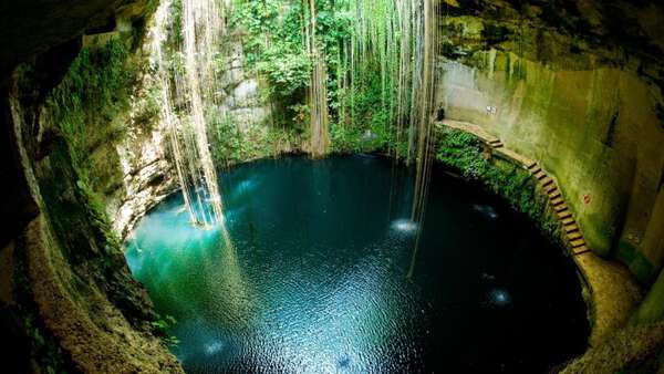 Plongée grotte au Mexique
